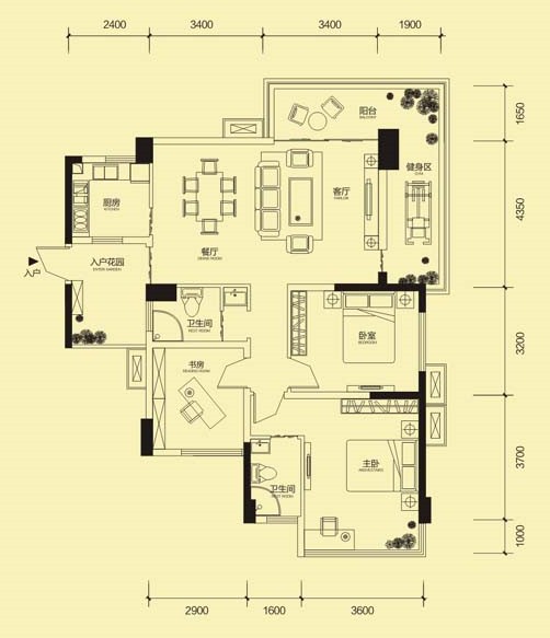 乐山蓝湾半岛户型图 户型之王6大户型全解析