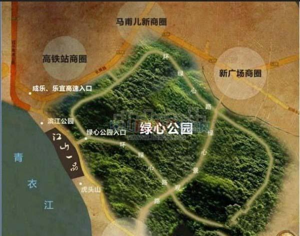 江山一品区位图