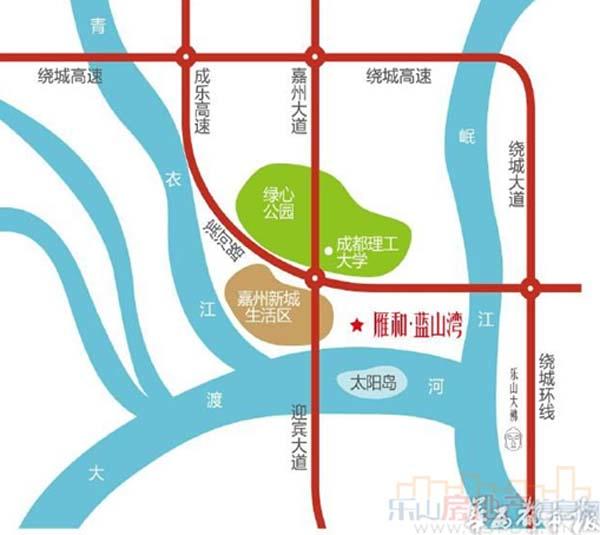 雁和蓝山湾区位图