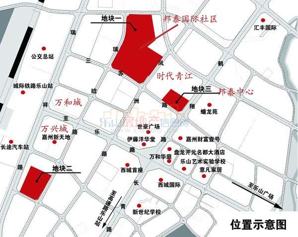 邦泰国际社区位置示意图