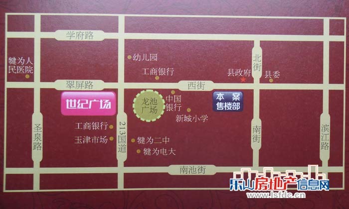 世纪广场区位图