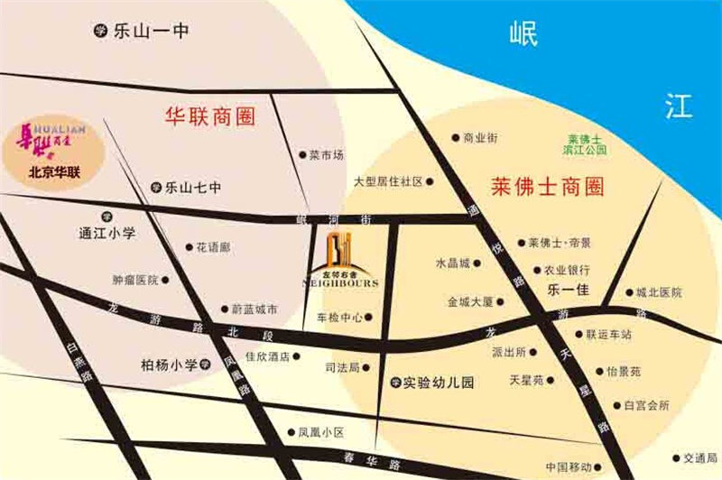 左邻右舍区位图