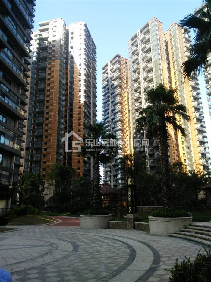 蓝湾半岛中庭实景图