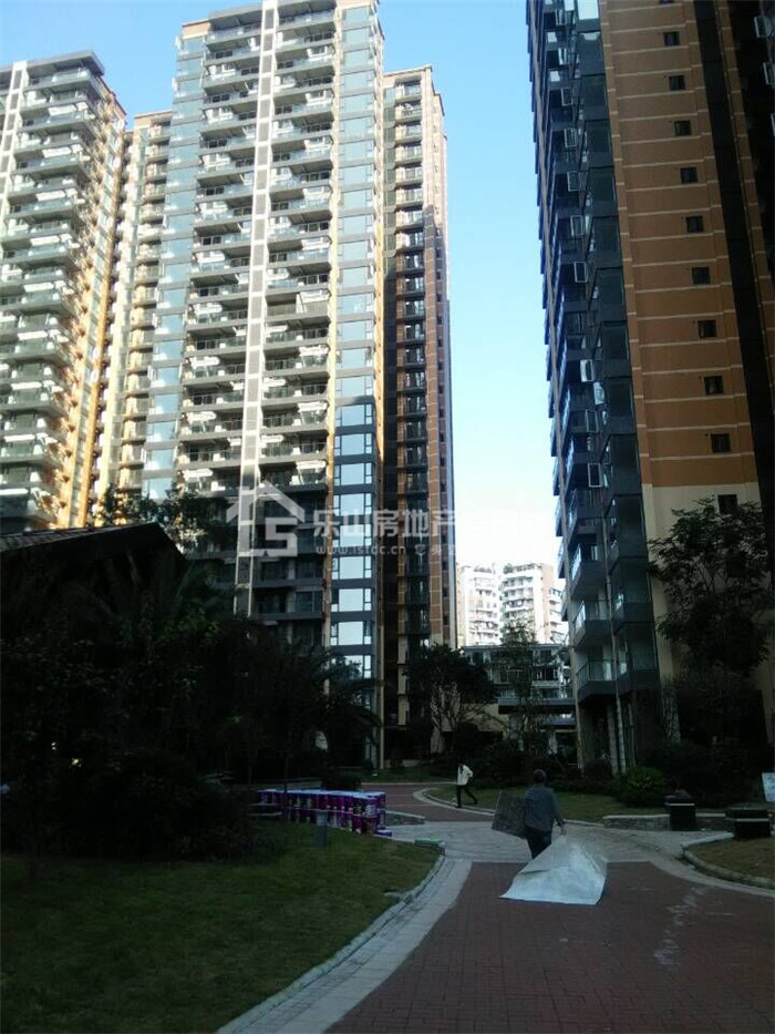 蓝湾半岛中庭实景图