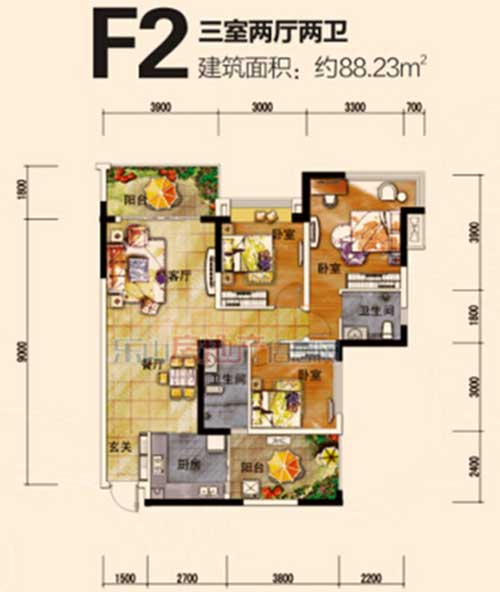 乐山楼盘全区域热销户型盘点内附参考总价及户型图