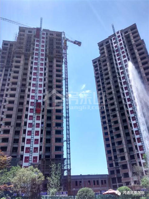 凤凰国际6月工程进度实拍 准现房呈现 近期加推17号楼