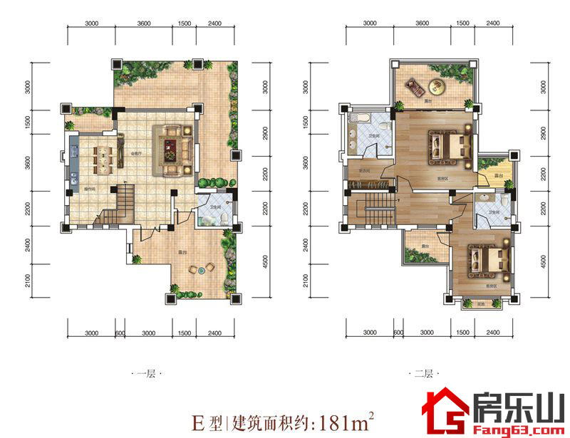 缘山别墅组团E