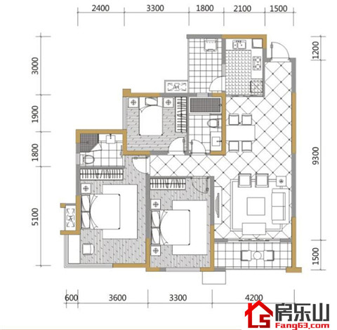 乐山邦泰国际社区二期户型图鉴赏均价约5500元㎡