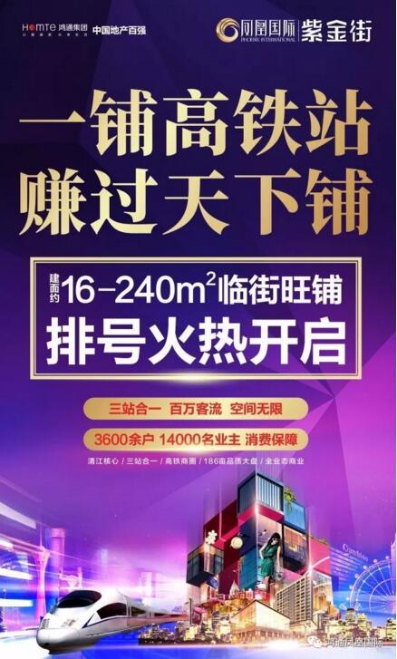 鸿通凤凰国际【紫金街】5月19日排号火热开启！