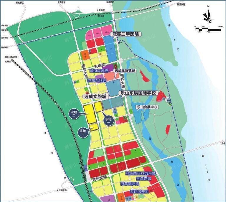 乐山冠英新区土地资源推介会召开剑指大城南三宗优质地块即将入市