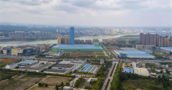 乐山高新区俯拍实图 乐山高新区俯拍实图