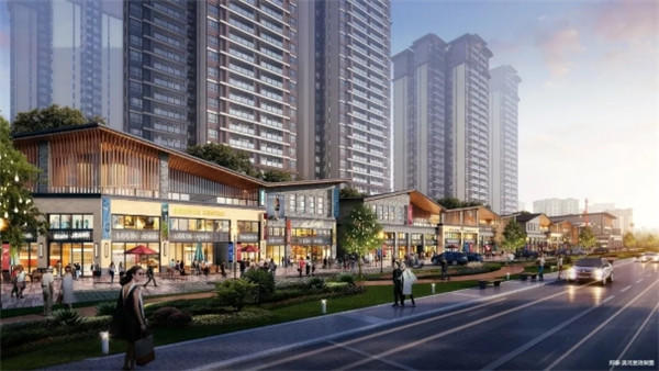 邦泰 滨河里商业街效果图 邦泰 滨河里商业街效果图