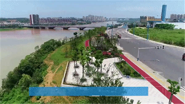 邦泰大渡河府 滨河湾园林实景
