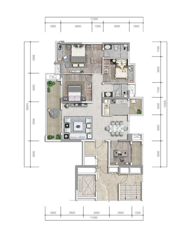 天立御景峰户型图 天立御景峰户型图
