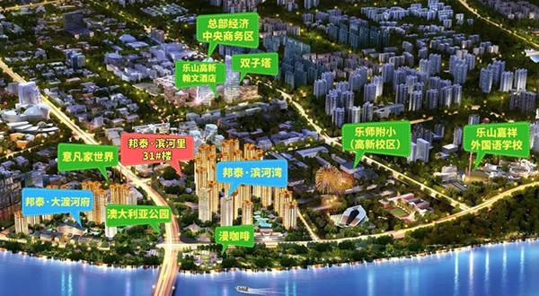滨河里商业位置图 滨河里商业位置图