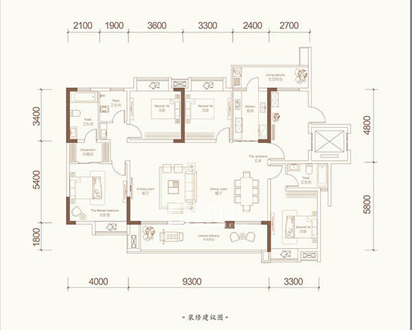 嘉州壹号院180㎡户型图 嘉州壹号院180㎡户型图
