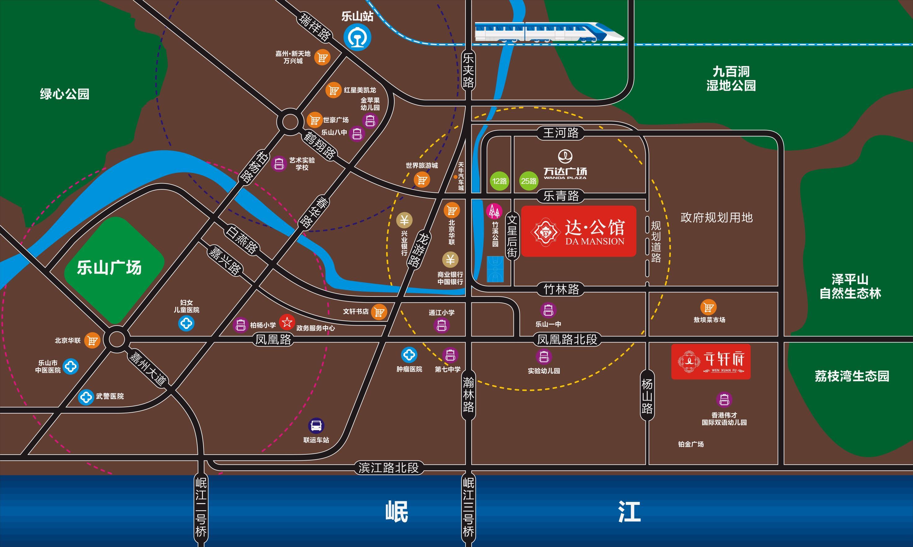 达公馆区位图 达公馆区位图