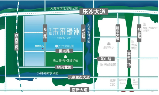 宝德未来绿洲区位图