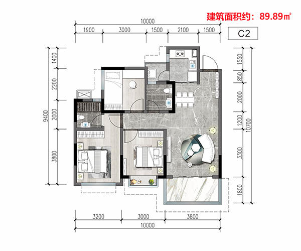 阳光玖著洋房户型图 阳光玖著洋房户型图