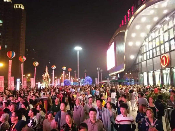 乐山万达广场人流量