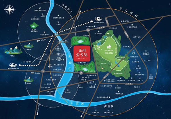 嘉州壹号院区位图 嘉州壹号院区位图
