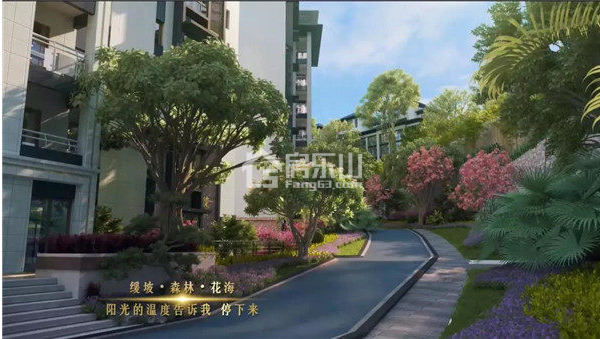 嘉州壹号院园林效果图 嘉州壹号院园林效果图