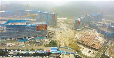 乐山市新区医院实景图