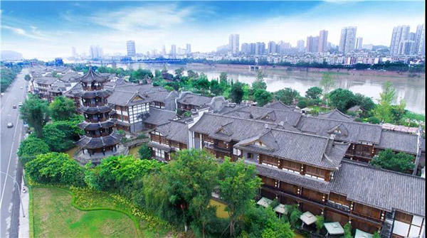 嘉州长卷实景图