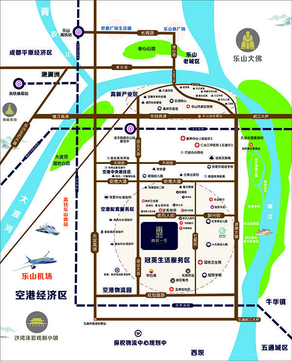 南城一号区位图