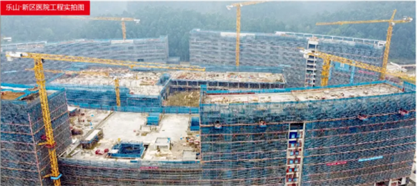 新区医院3月工程实景图 新区医院3月工程实景图