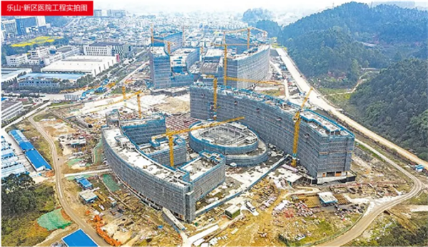 新区医院3月工程实景图 新区医院3月工程实景图