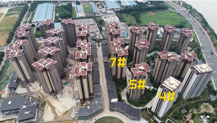 邦泰大渡河府滨河湾工程进度 邦泰大渡河府滨河湾工程进度