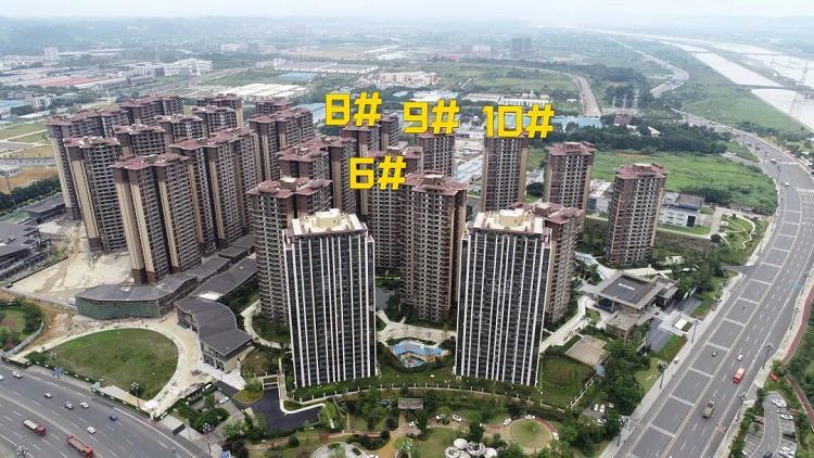 邦泰大渡河府滨河湾工程进度 邦泰大渡河府滨河湾工程进度