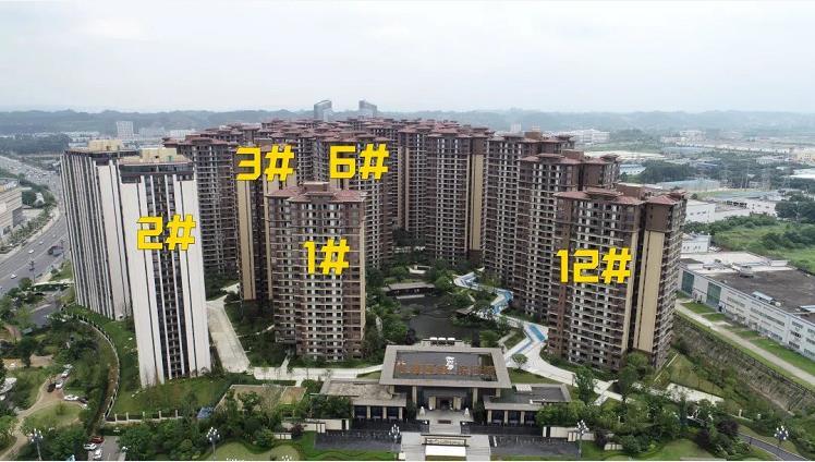 邦泰大渡河府滨河湾工程进度 邦泰大渡河府滨河湾工程进度