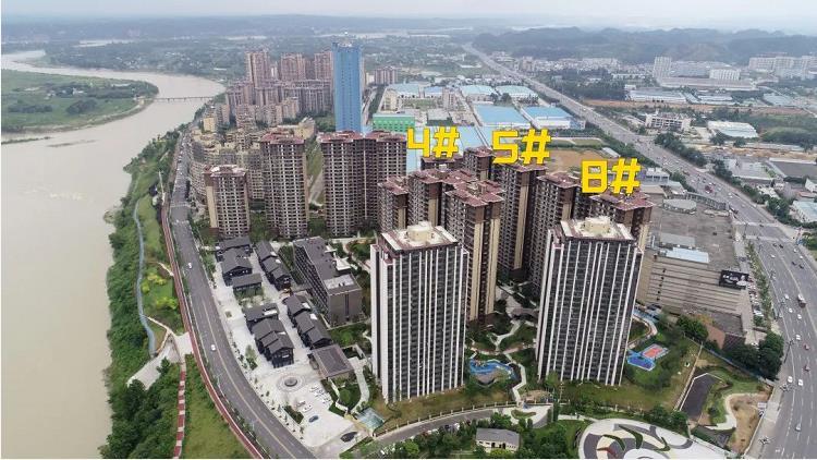 邦泰大渡河府滨河湾工程进度 邦泰大渡河府滨河湾工程进度