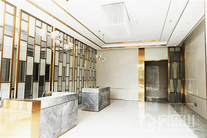 乐山万达一号入户大堂实景图 乐山万达一号入户大堂实景图