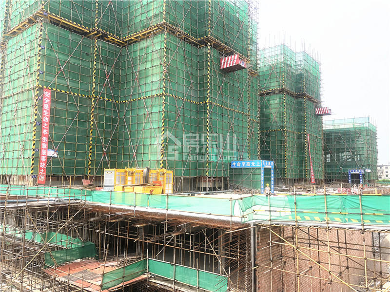 南城一号8月工程进度实拍图