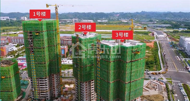 宝德未来科技城8月工程进度 宝德未来科技城8月工程进度