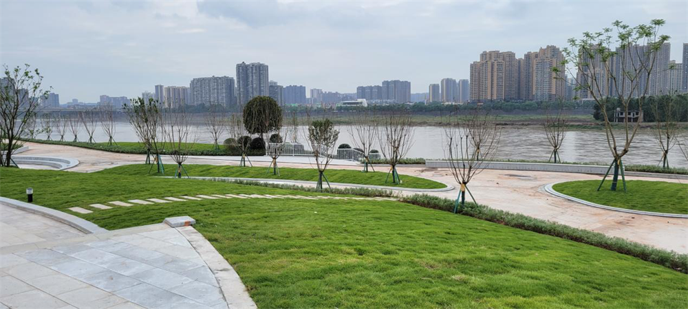 嘉州外滩外部实景拍摄