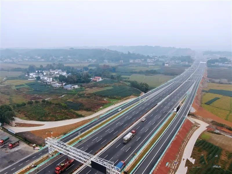 航拍成乐高速公路 航拍成乐高速公路