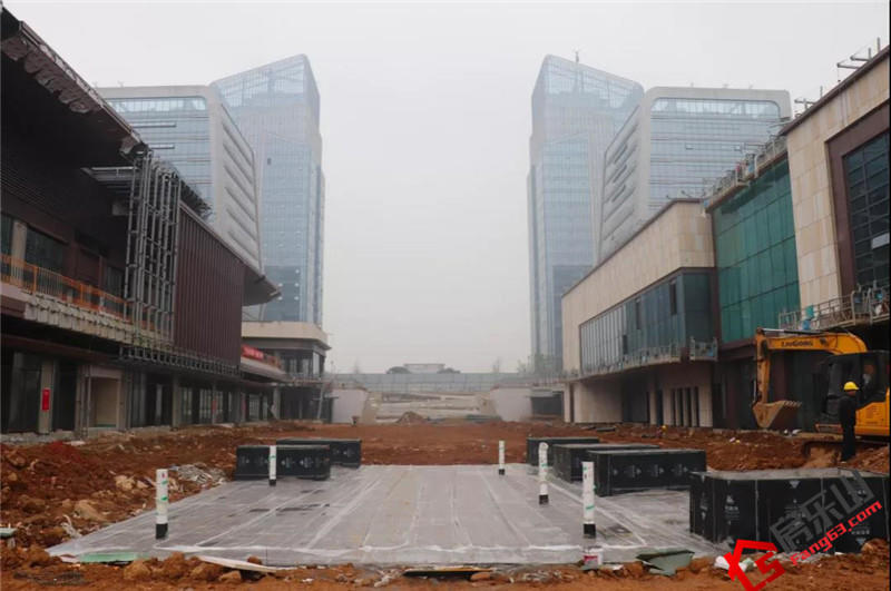 乐山高新区高新创智谷项目建设现场 乐山高新区高新创智谷项目建设现场