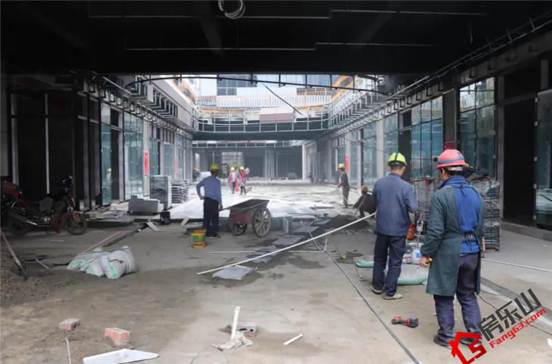 乐山高新区高新创智谷项目建设现场 乐山高新区高新创智谷项目建设现场