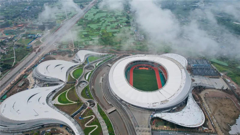 乐山市奥体中心项目即将进入整体联动调试阶段！