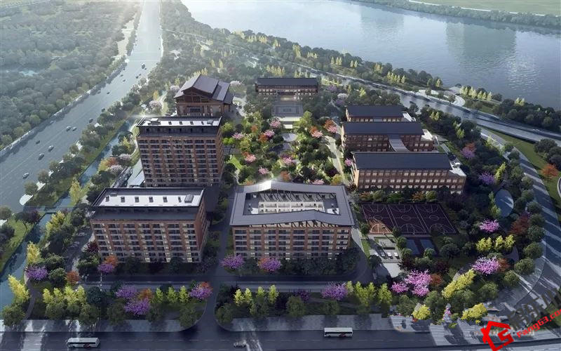 大学城一期效果图 大学城一期效果图
