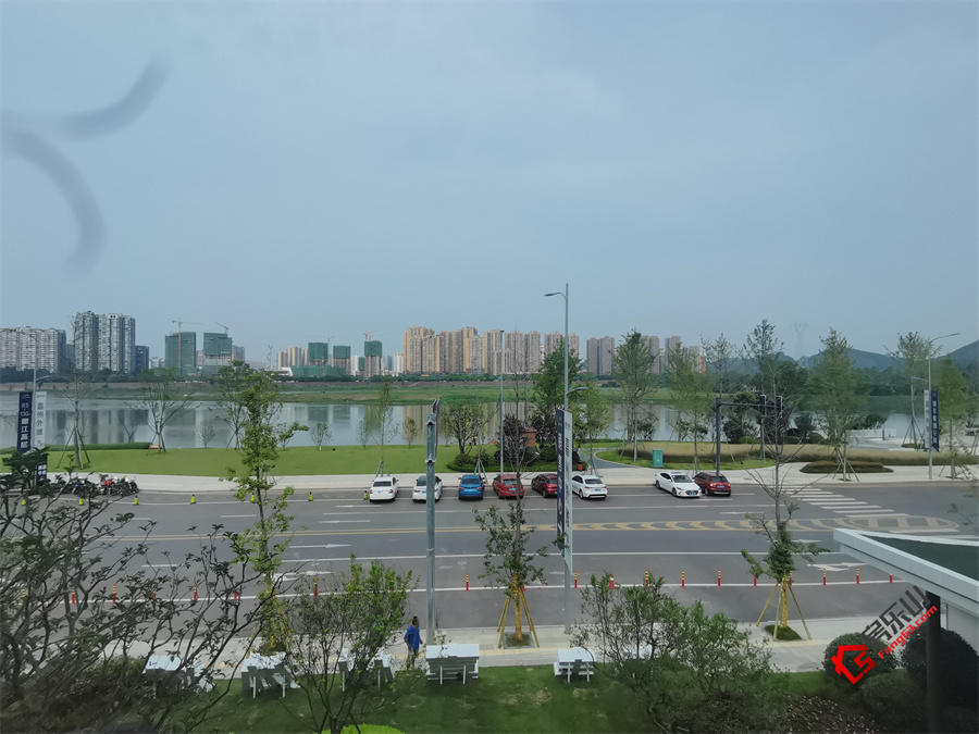 楼盘观江效果