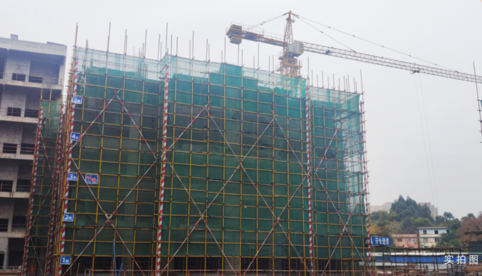 青江悦城1号楼工程进度实拍