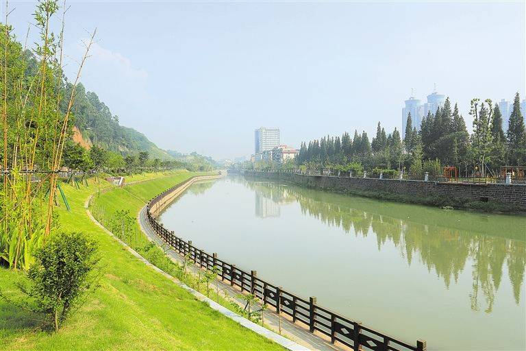 竹公溪生态公园实景图