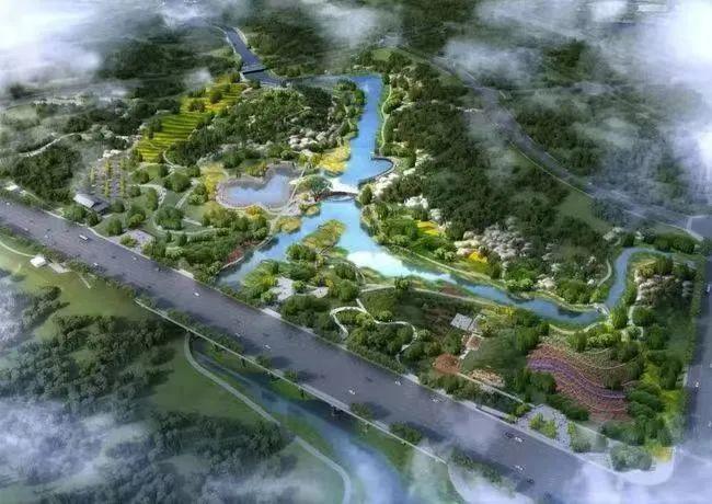 九百洞湿地公园效果图 九百洞湿地公园效果图