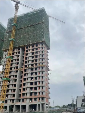 1号楼工程进度实拍图 1号楼工程进度实拍图