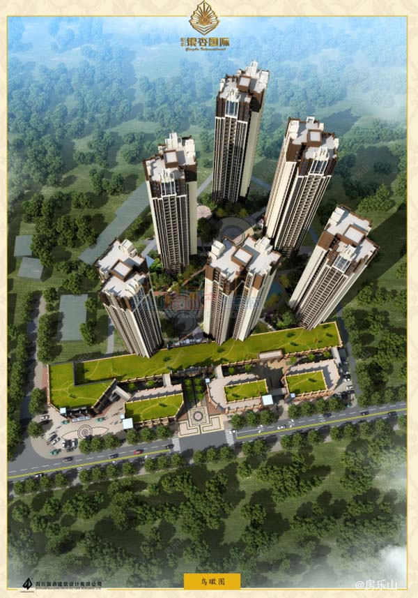 银杏国际鸟瞰图